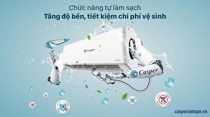 Máy lạnh CASPER Inverter 1 HP TC-09IS36